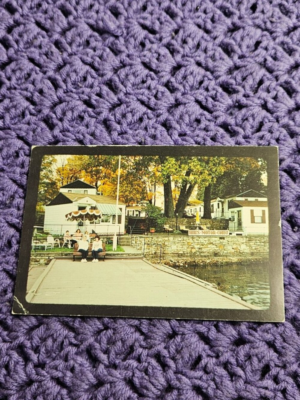 Hill's Motor Court Alexandria Bay N.Y. Postcard